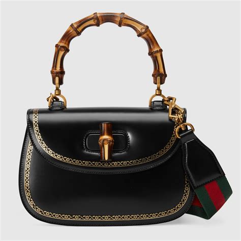 gucci bamboo top handle bag review|Gucci bamboo bag harper's.